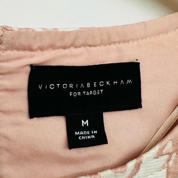 Victoria Beckham Pink Blush Paisley Shift Dress - Picture 5 of 10